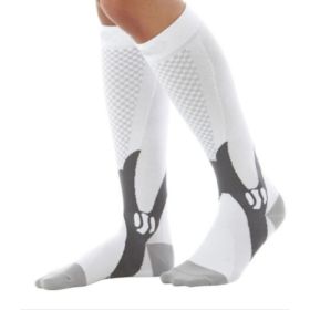 Compression Socks For Men&Women Best Graduated Athletic Fit For Running Flight Travel Boost Stamina Circulation&Recovery Socks (Option: White 6PC-XXL)